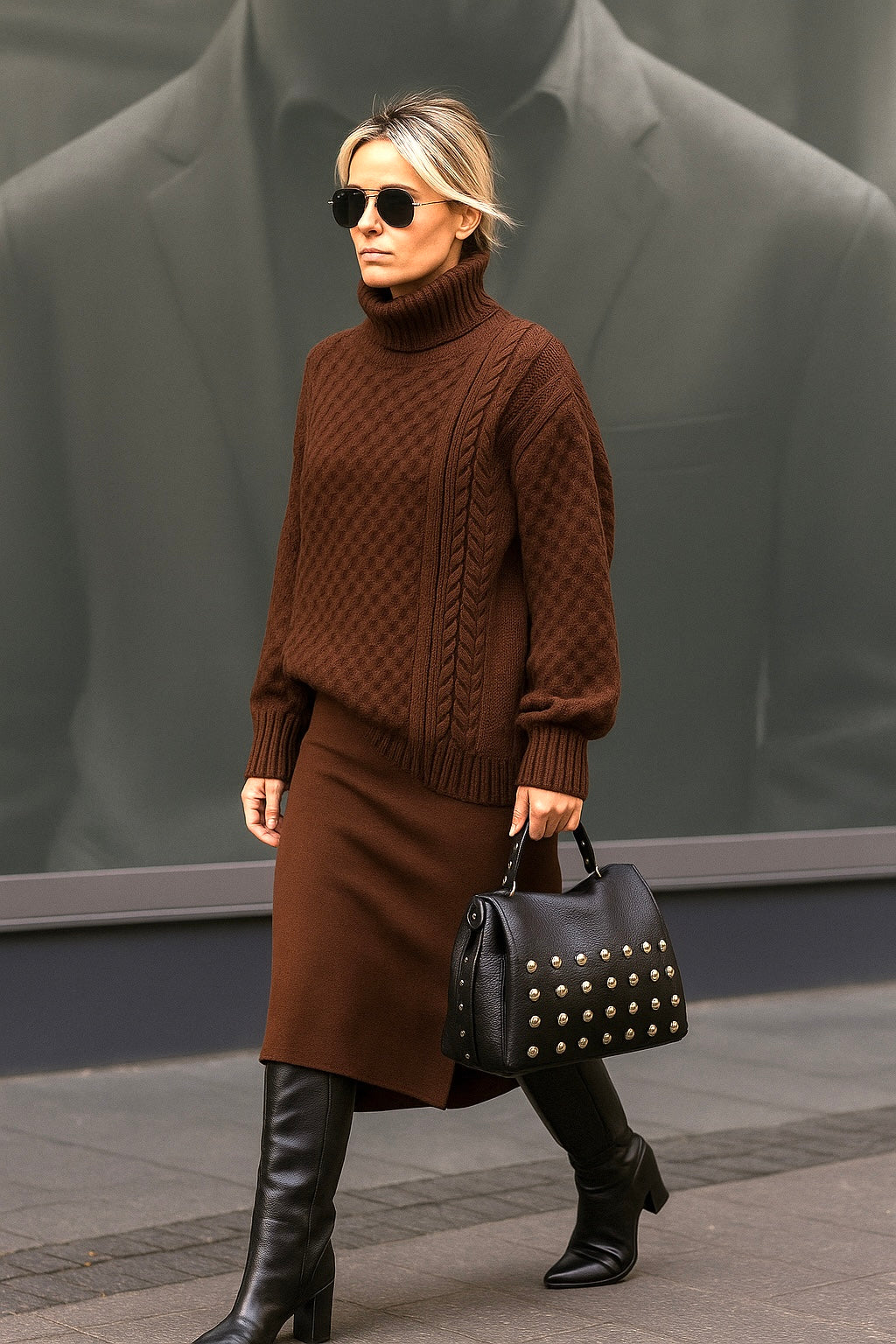 Bowling de piel, BRUTAL negro