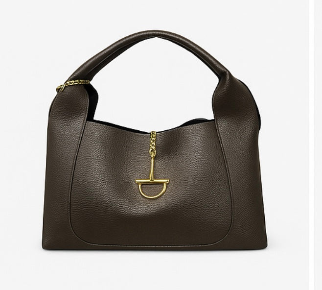 Bolso hobo   chocolate maxi