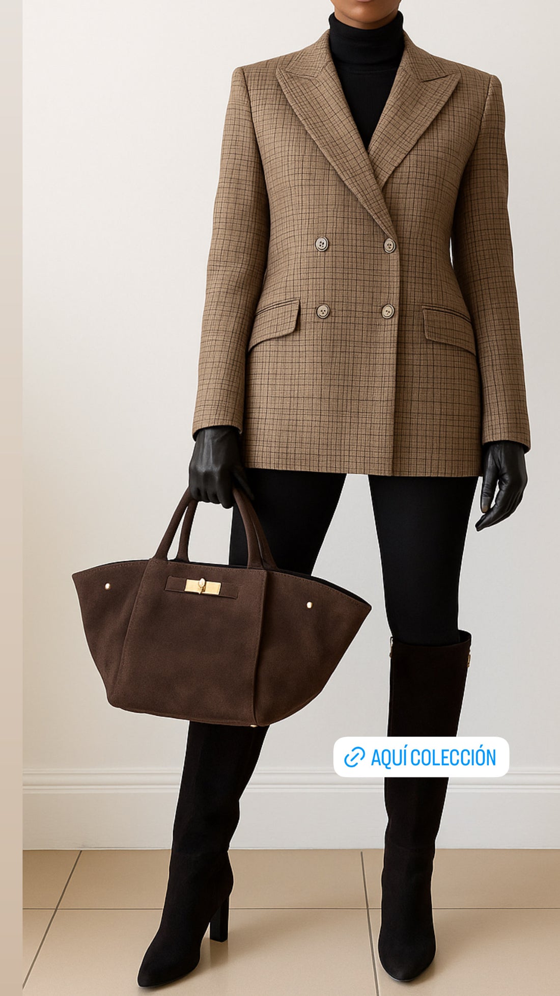 Bolso Cassandra Chocolate ante