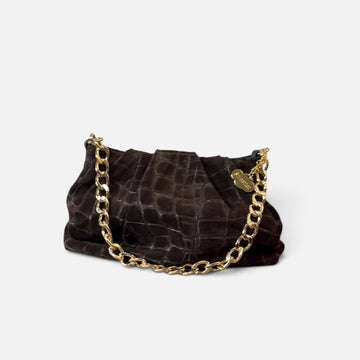 Elegance Pouch chocolate ante print