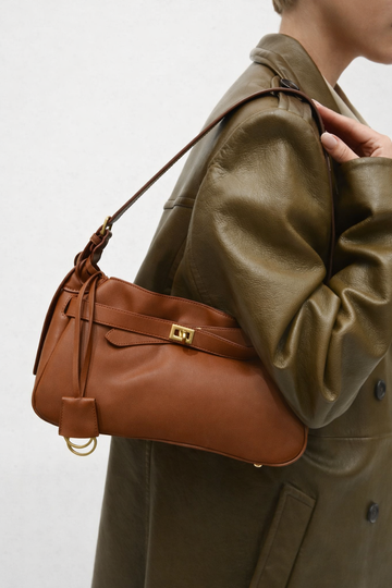 Bolso Bellini hombro camel