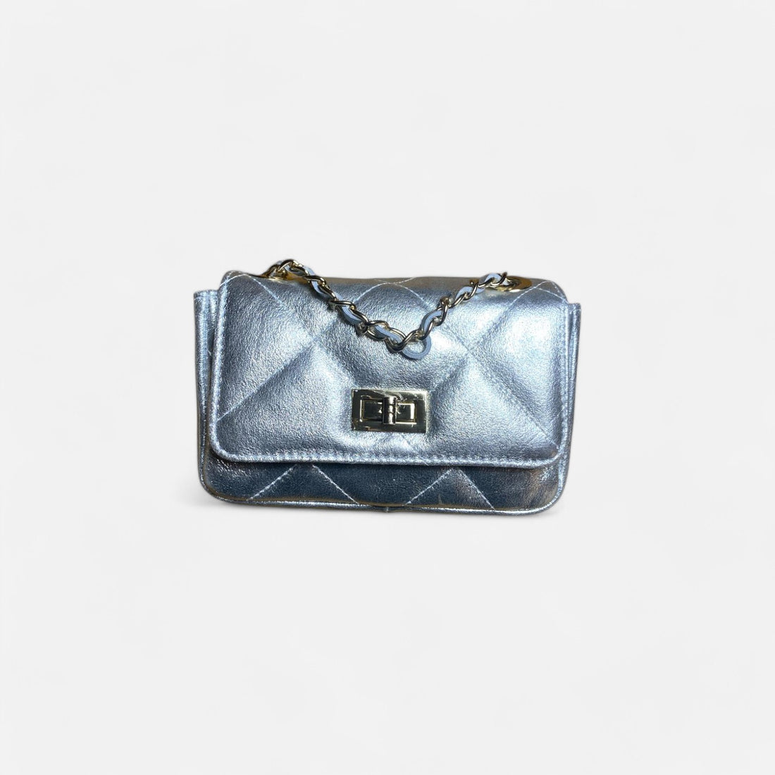 Bolso mini 19 brilli plata