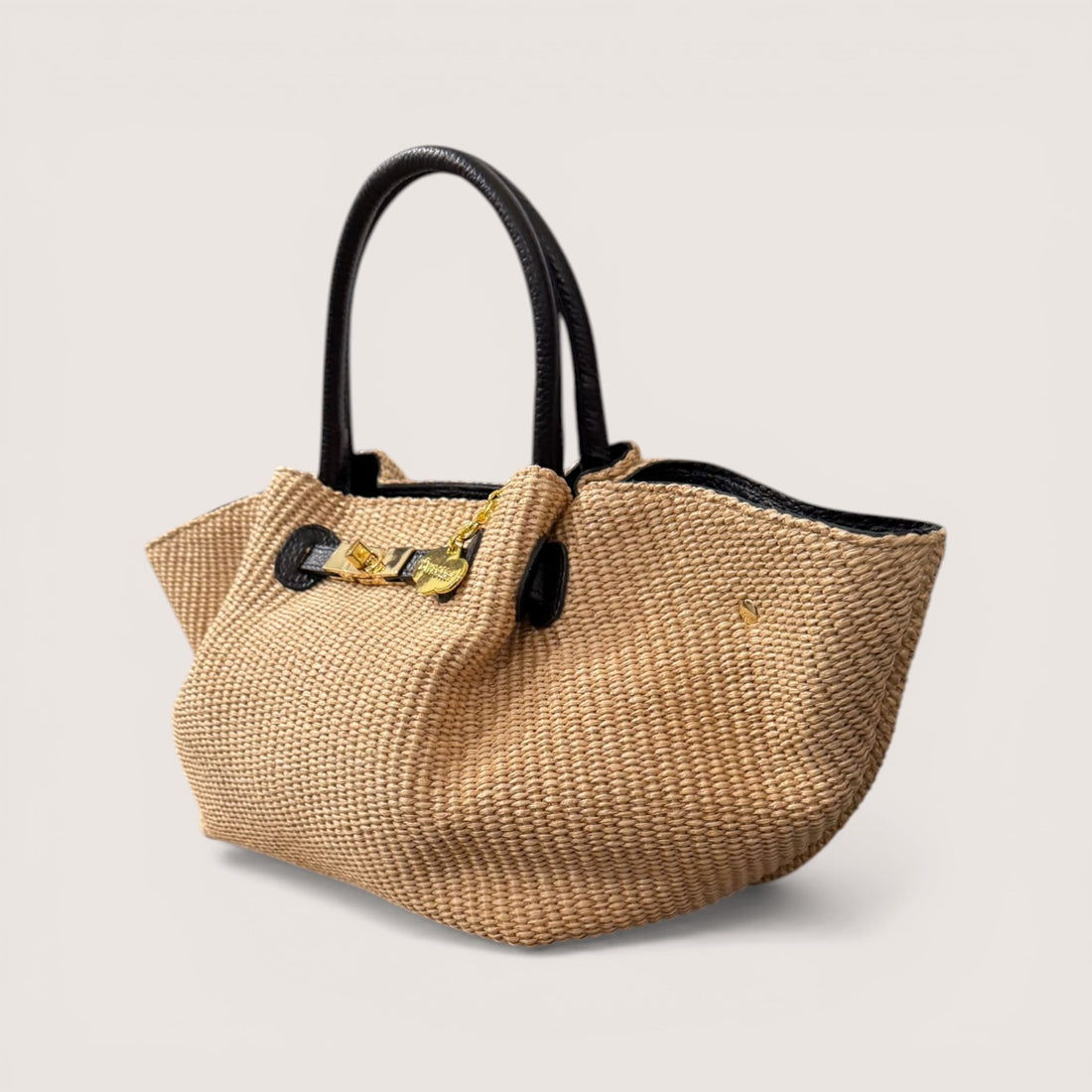 Bolso Cassandra Rafia negro