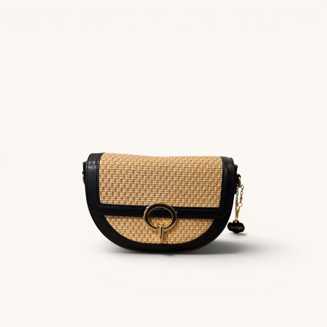 Artemisa mini rafia negro