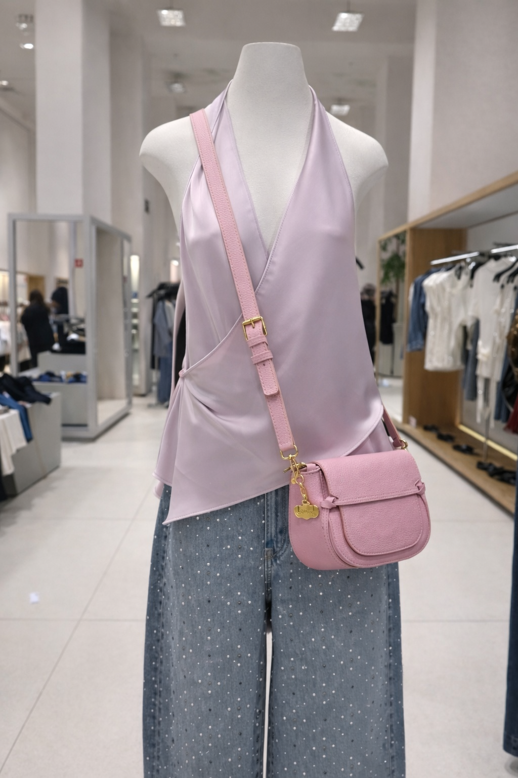 Bandolera Ventura rosa