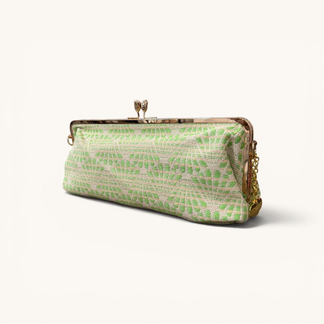 Clutch alargado verde