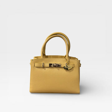 Bolso Diábolo mini mantequilla