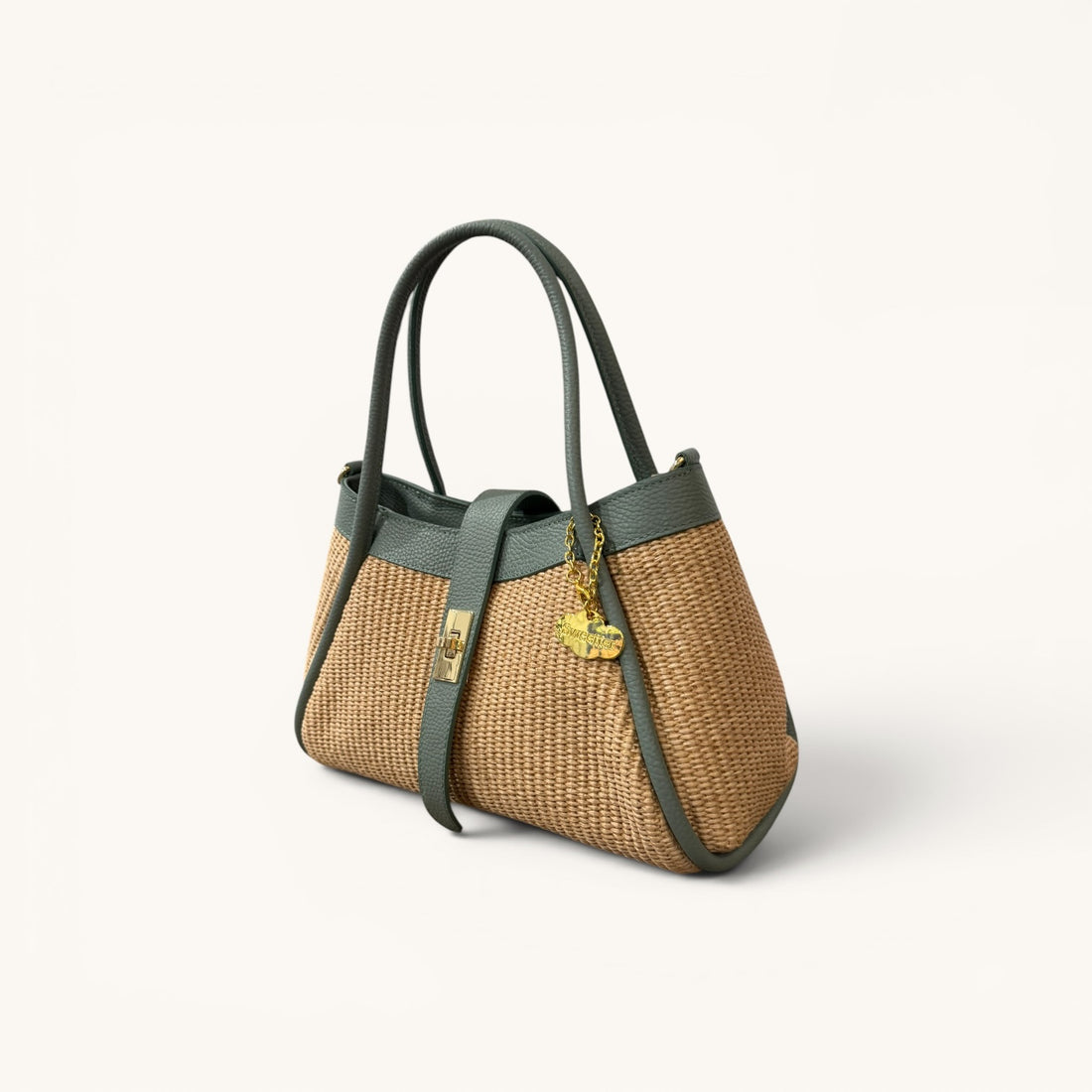 Bolso mano Góndola verde oliva