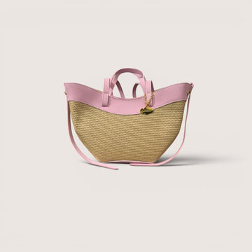 Luna mini rafia rosa