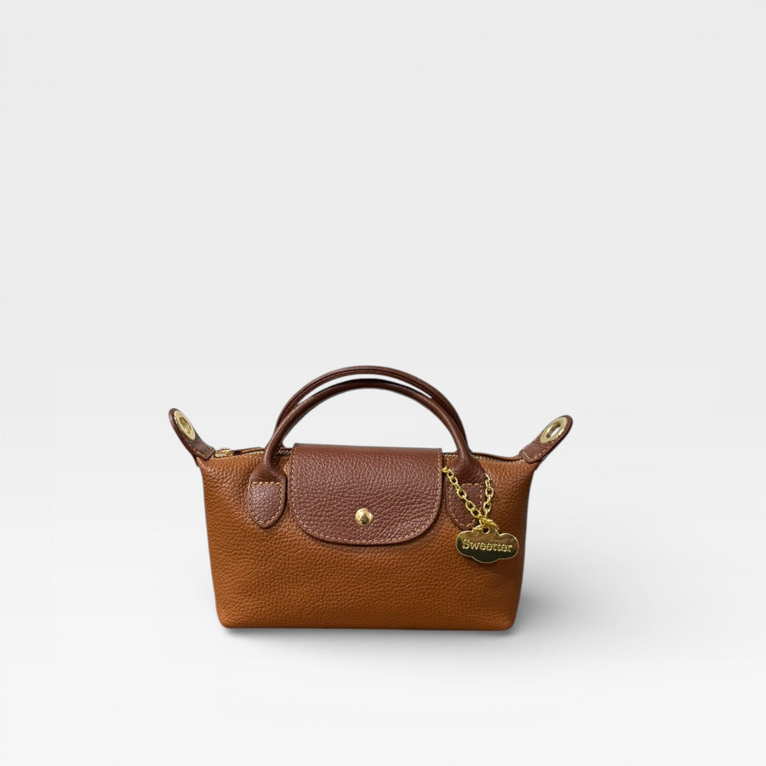 Mini Bolso de mano Tetis camel