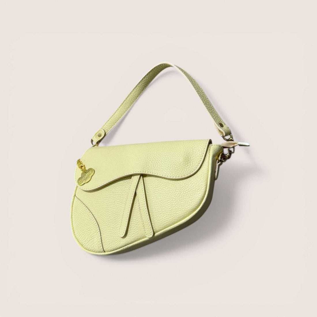 Bolso silla montar  mantequilla