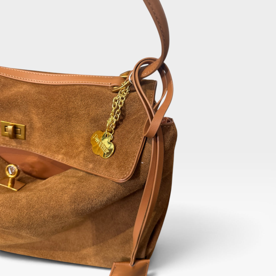 Bolso Bellini ante camel