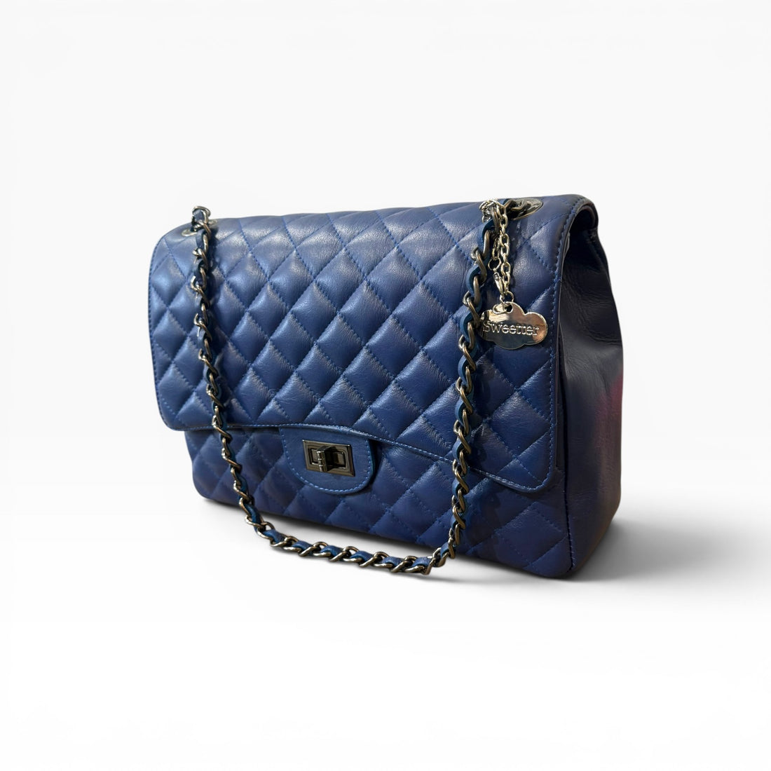 Bolso acolch Maxi azul intenso