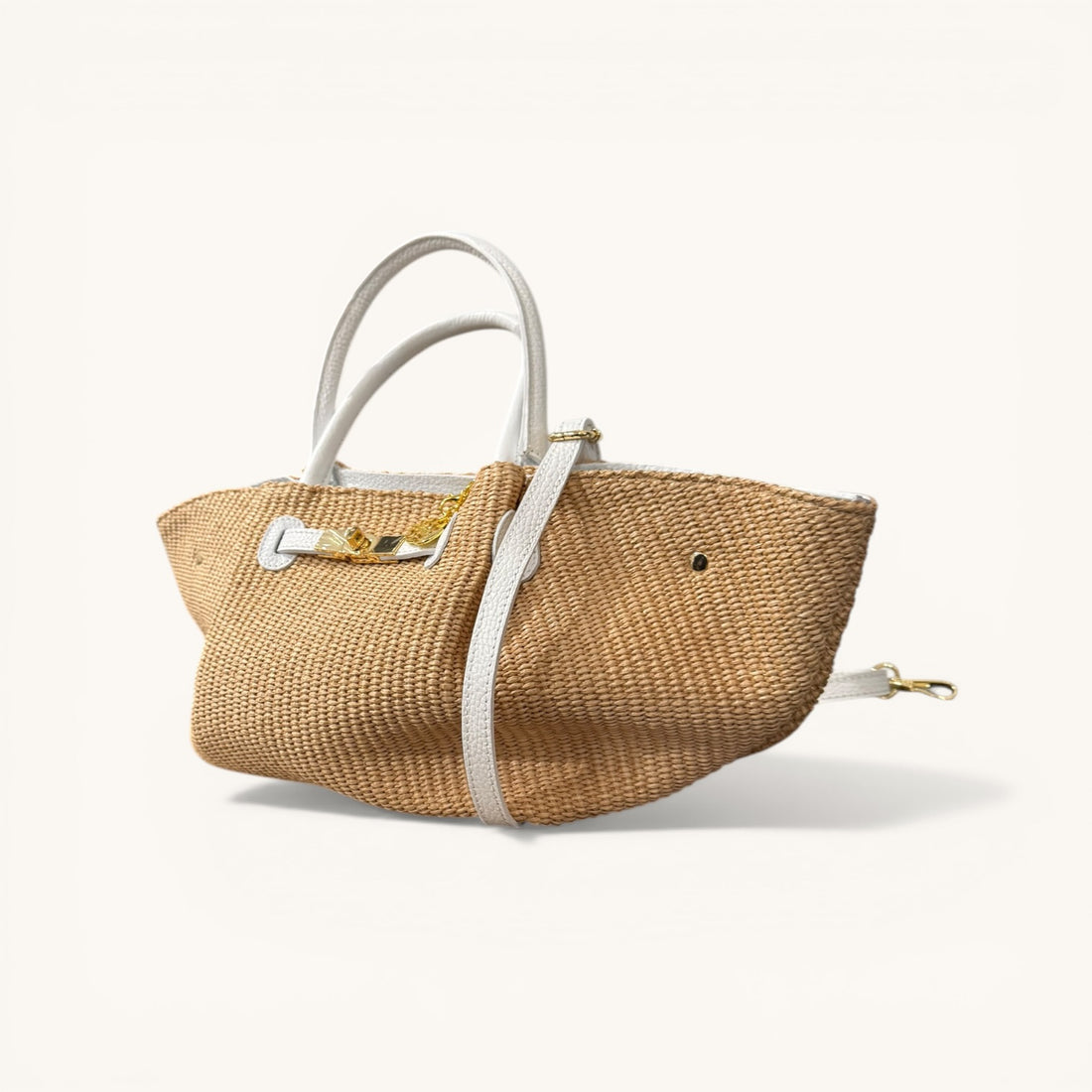 Bolso Cassandra Rafia blanco