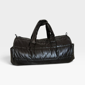 Bolsa para Gymn metalizada negra