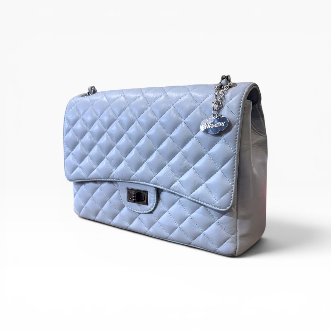 Bolso acolch Maxi azul celeste