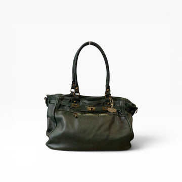 Bolso gran capacidad verde caqui