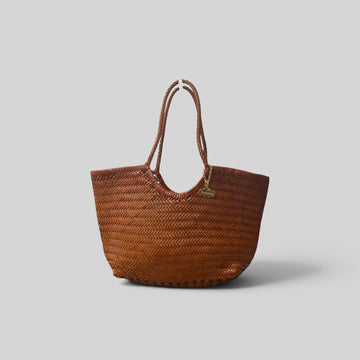 Capazo trenzado essential camel