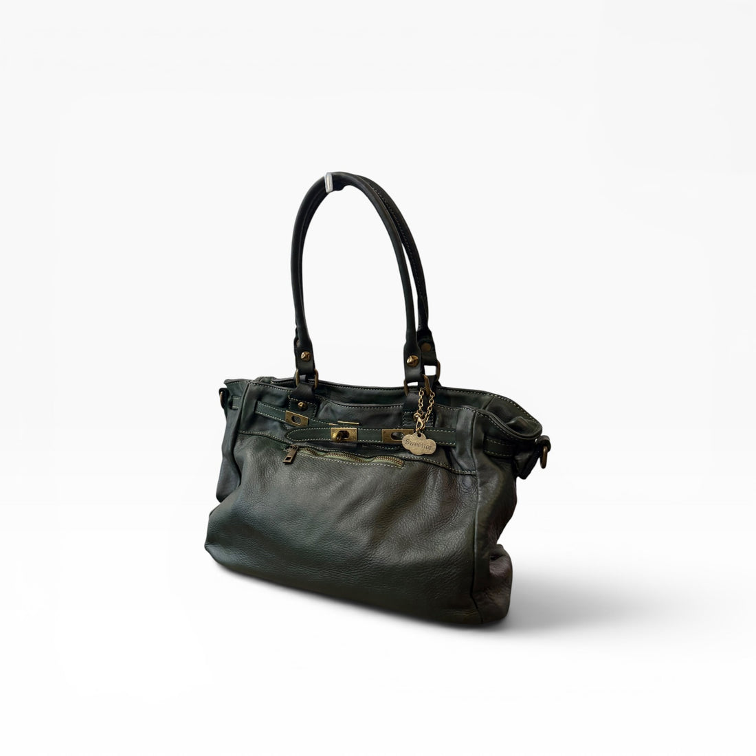 Bolso gran capacidad verde caqui