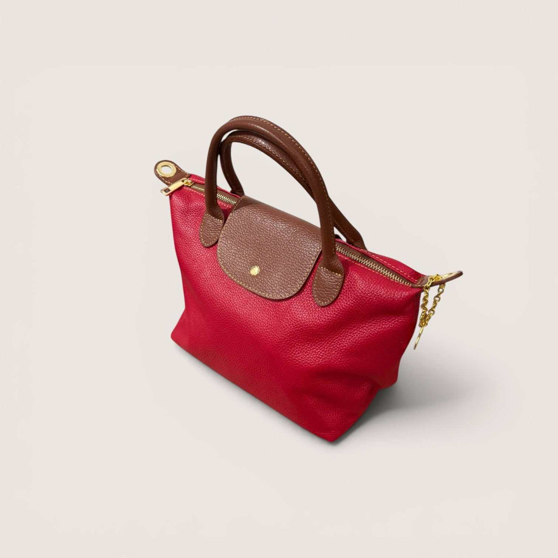 Bolso de mano Tetis burdeos rojizo