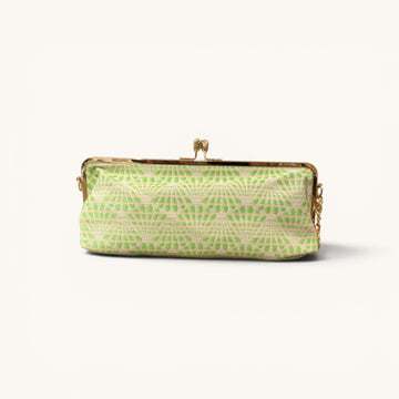 Clutch alargado verde