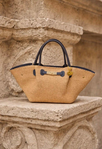 Bolso Cassandra Rafia choco