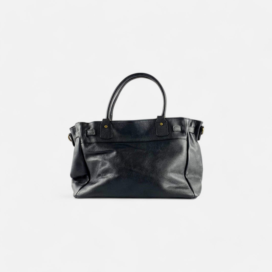 Handbag cremallera negro mini