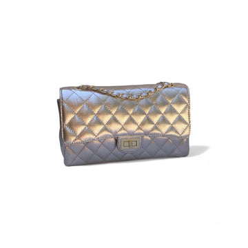Bolso acolchado clasic bronce