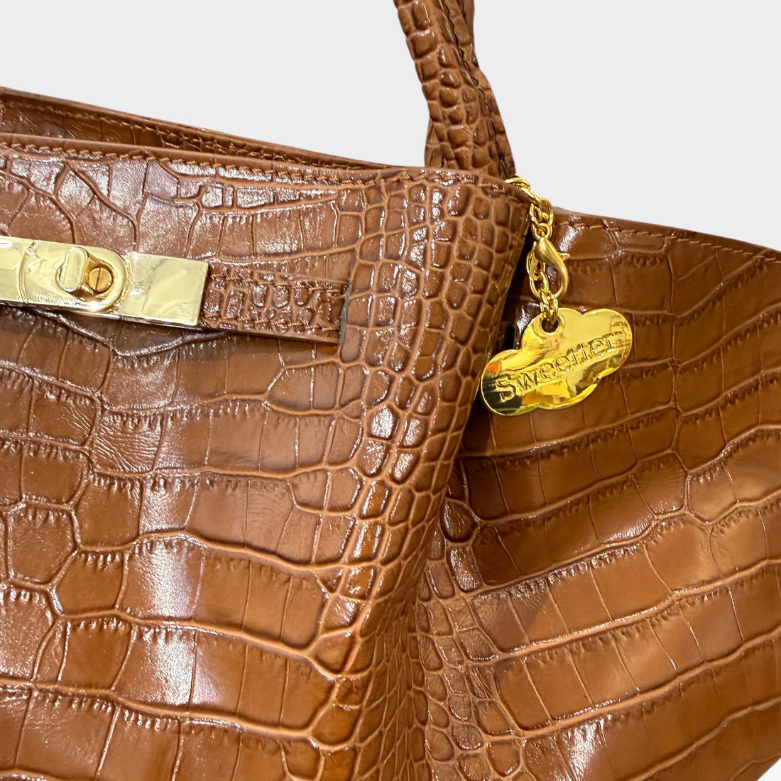 Bolso Cassandra  coco caramelo