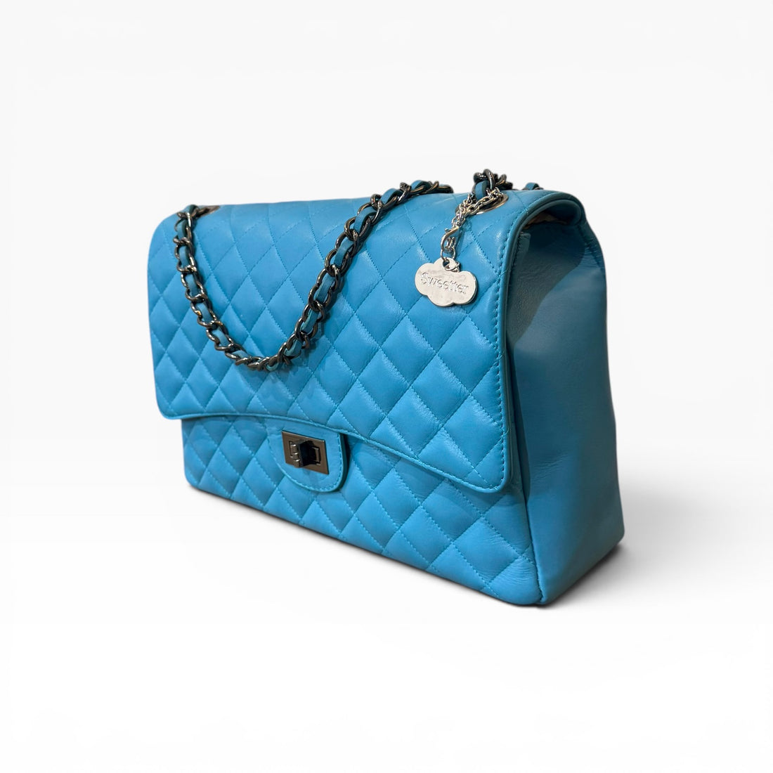 Bolso acolch Maxi azul maya