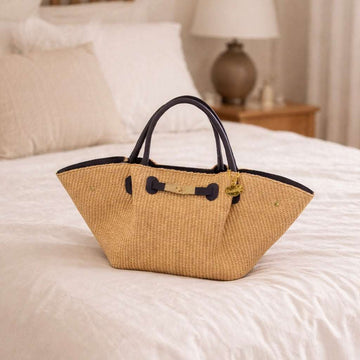 Bolso Cassandra Rafia negro