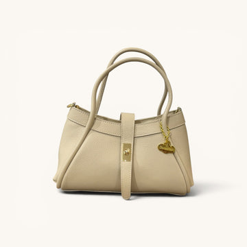 Bolso Góndola piel beige