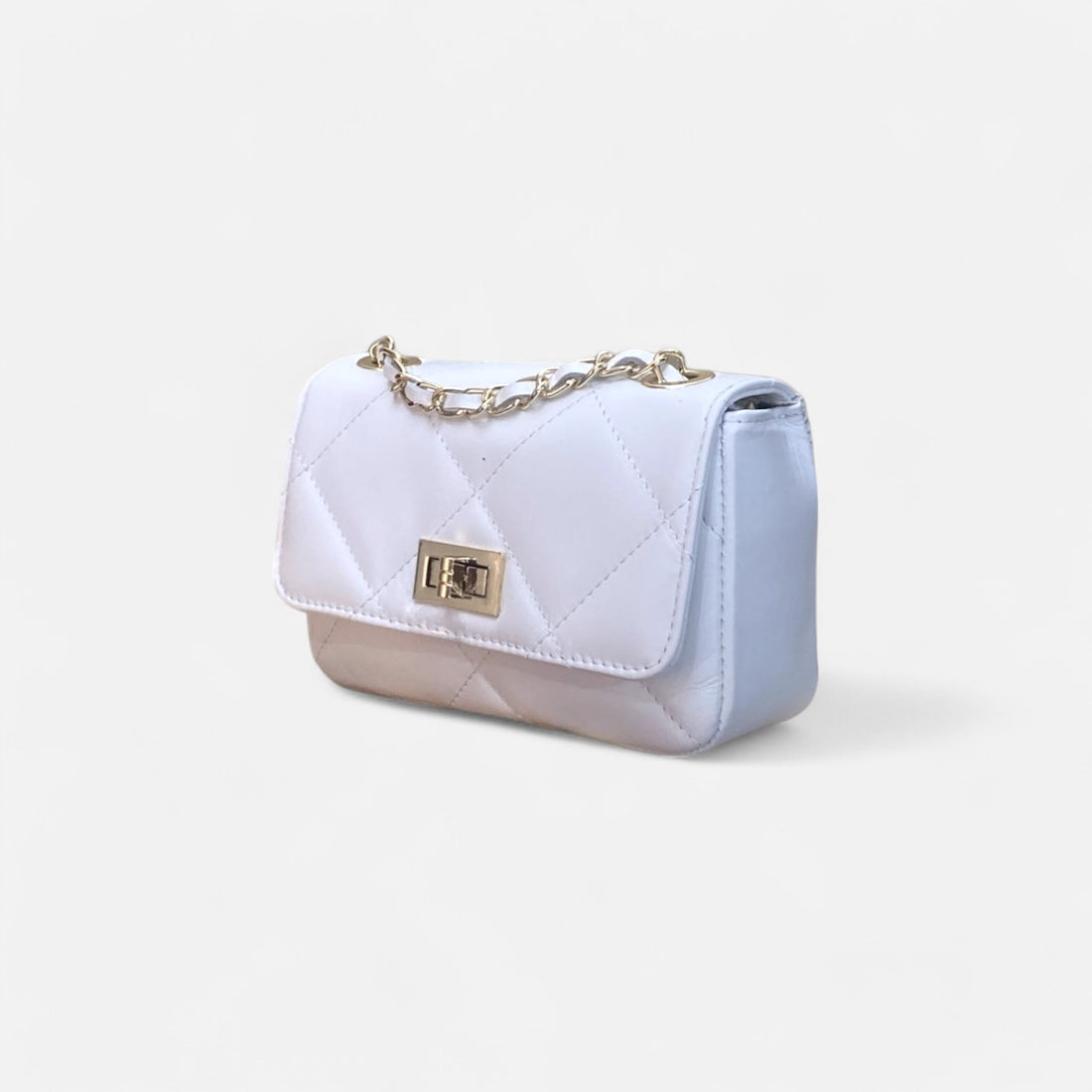 Bolso mini 19 acolch blanco