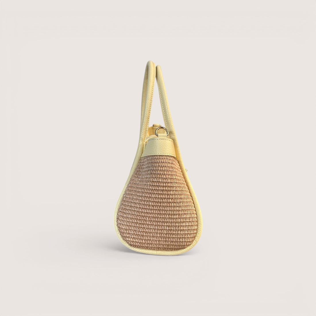 Bolso mano midi Góndola Mantequilla