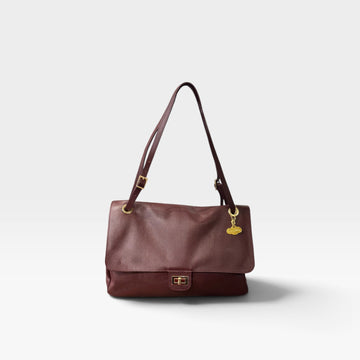 Flat bag burdeos