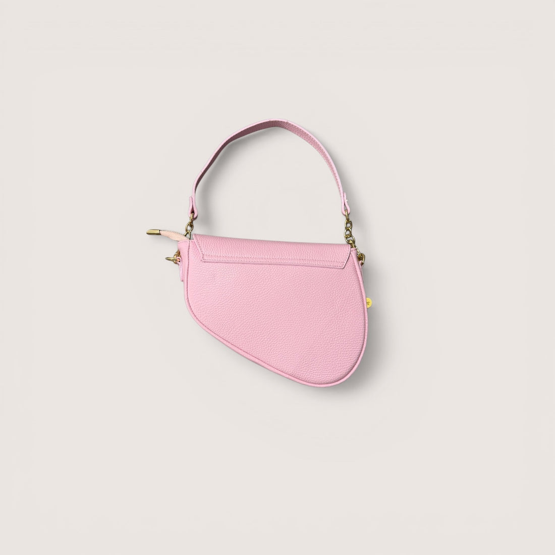 Bolso silla montar rosa
