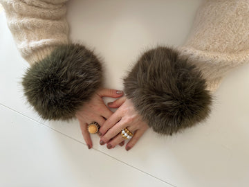 Puños  sintético verde