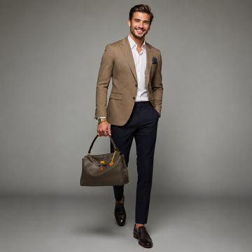 Bolso Bellini negro hombre