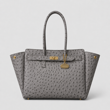 Tote Avestruz gris