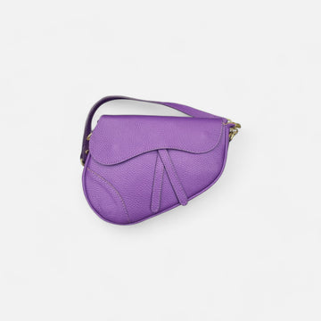 Bolso silla montar  morado