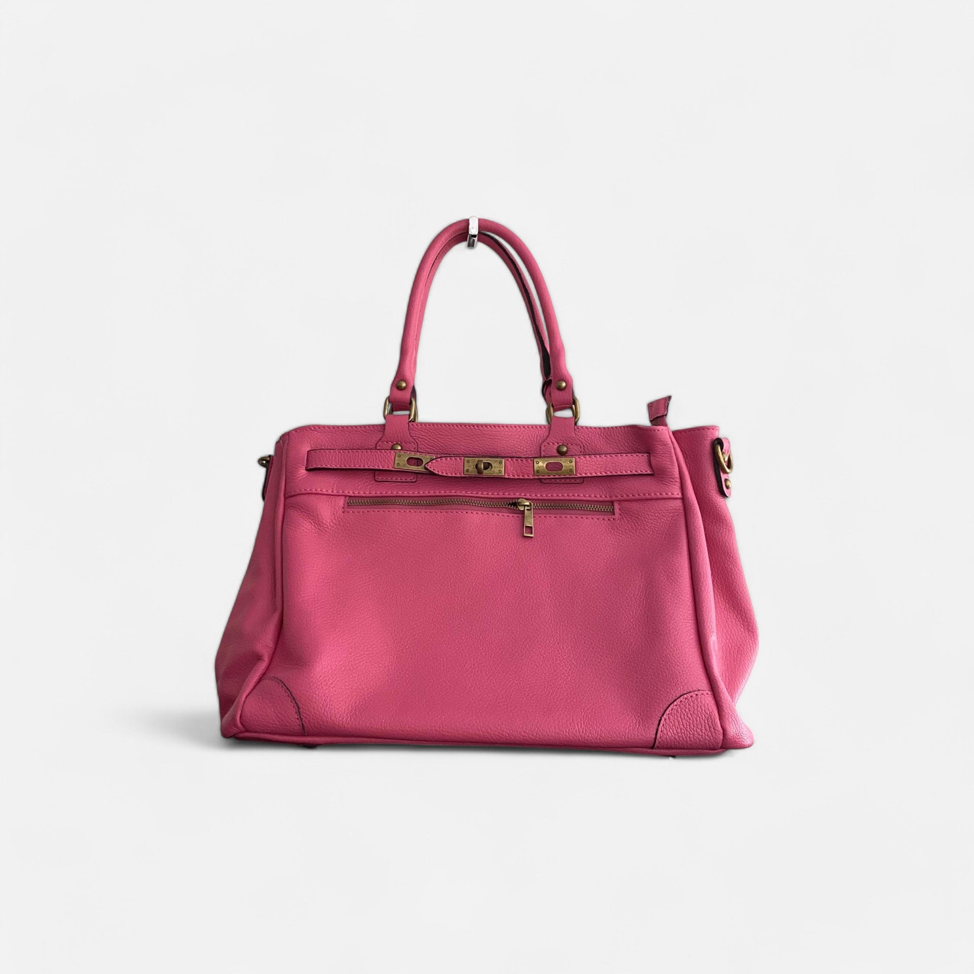 Handbag cremallera fucsia