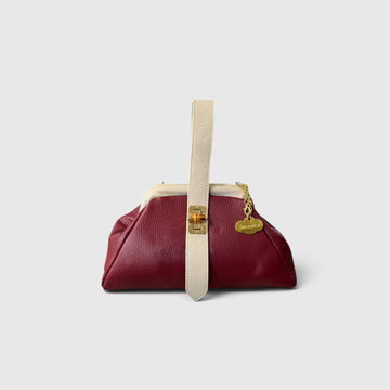 Pouch muñeca Burdeos