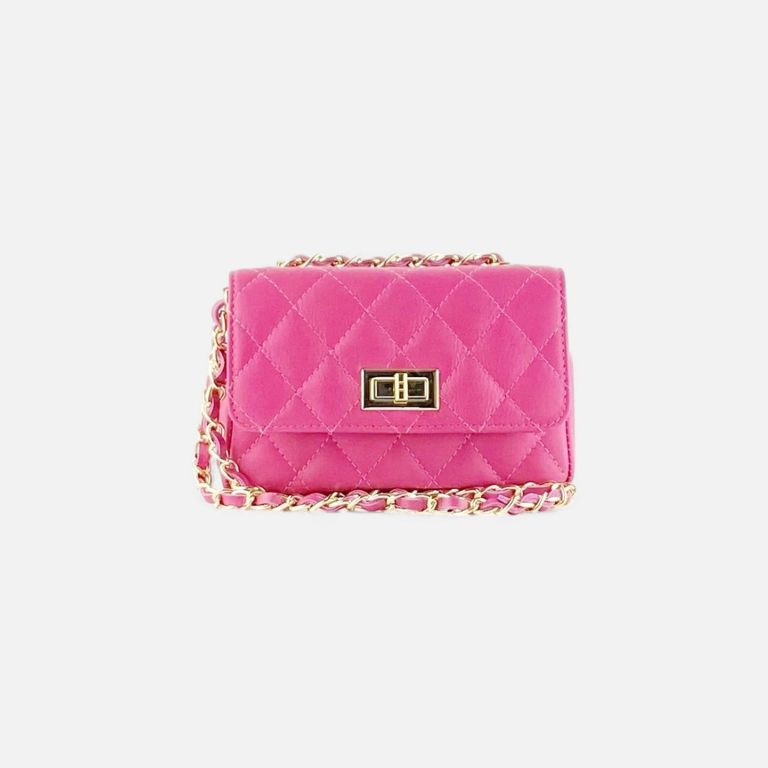 Bolso mini acolchado Fucsia