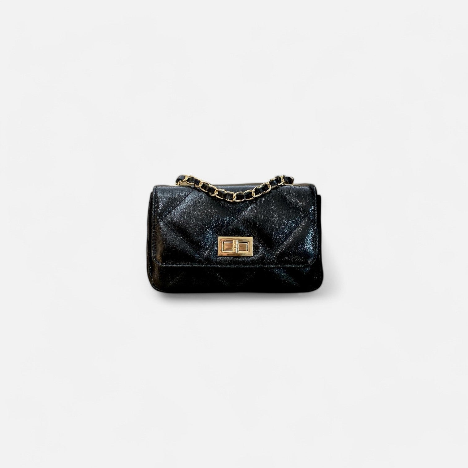 Bolso mini 19 brilli negro