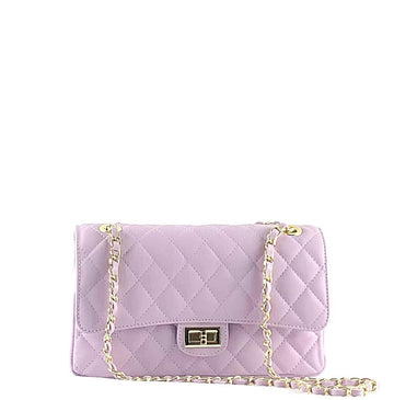 Bolso acolchado clasic lila