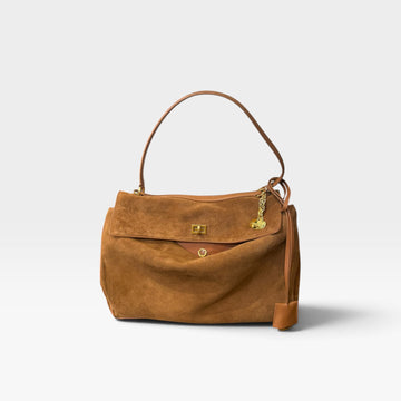 Bolso Bellini ante camel