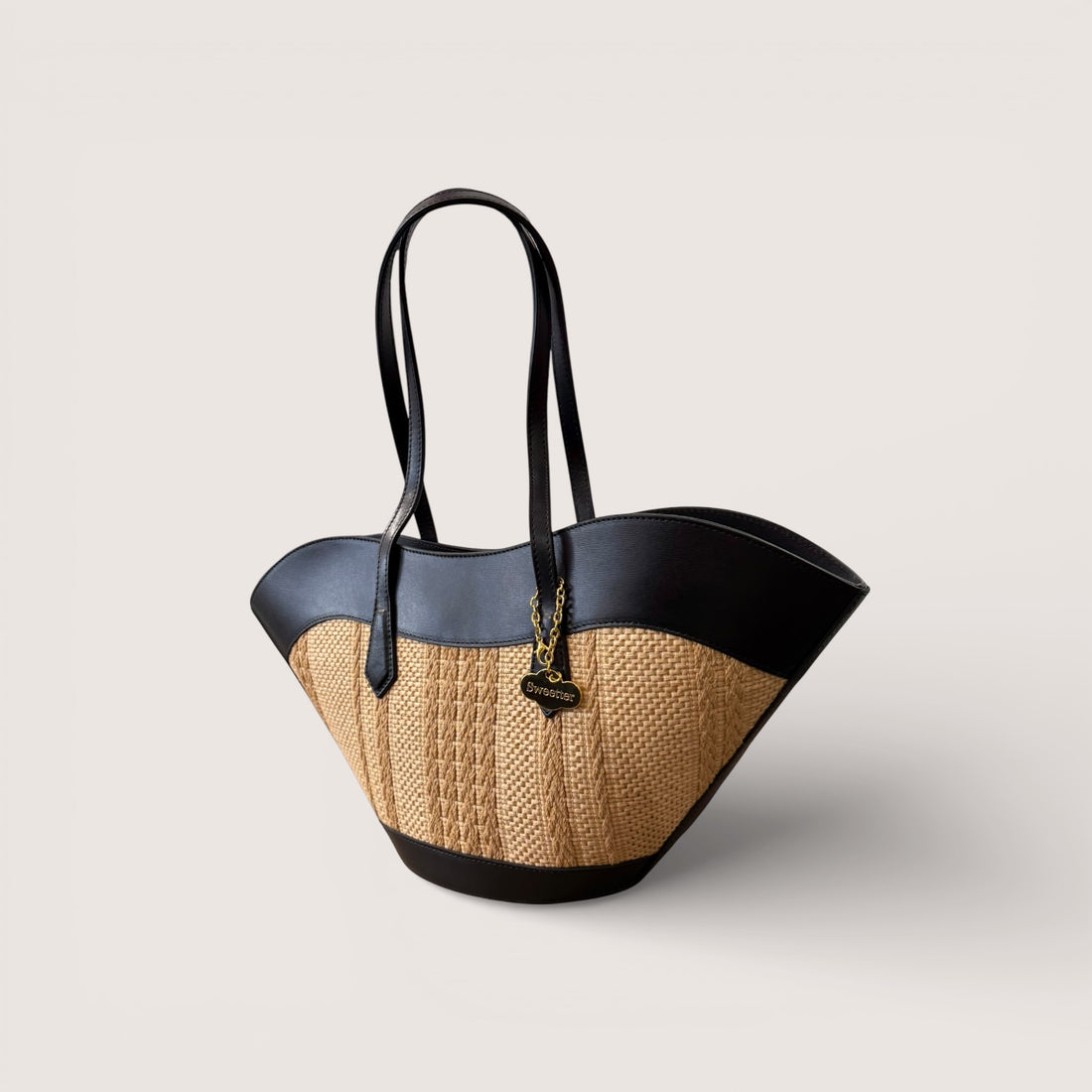 Bolso Venecia rafia negro