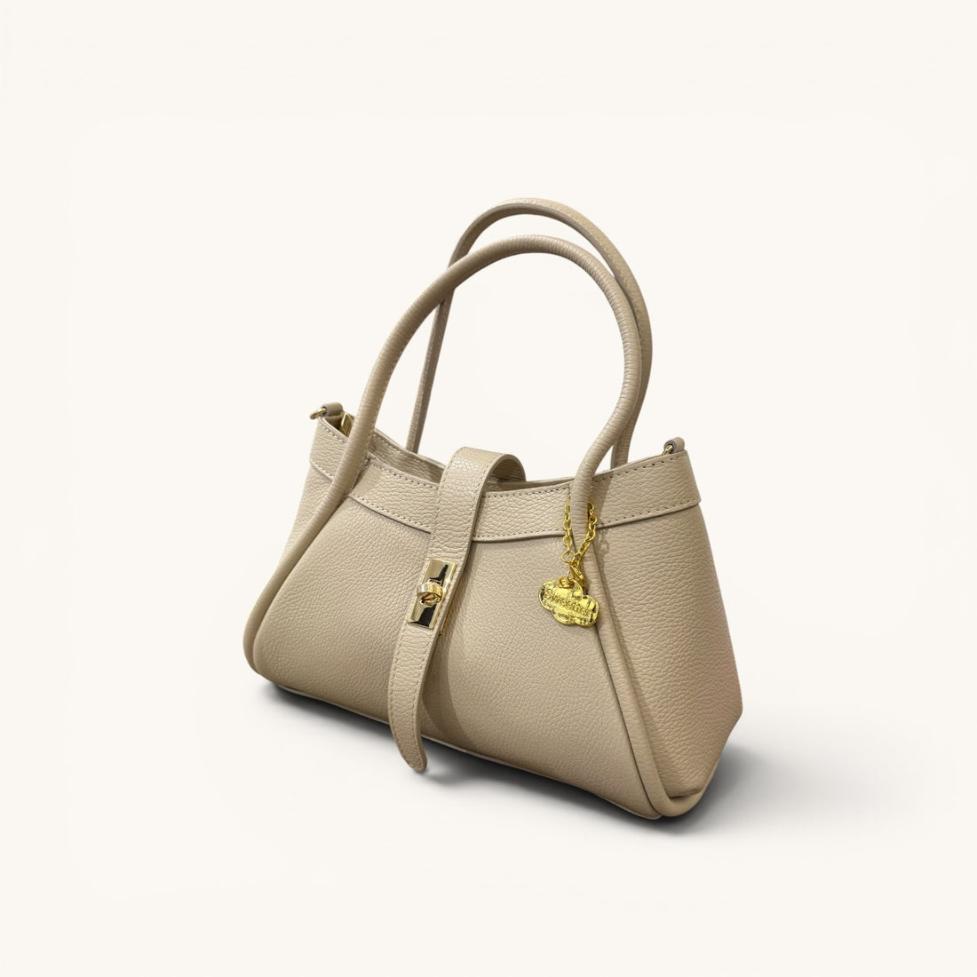 Bolso Góndola piel beige