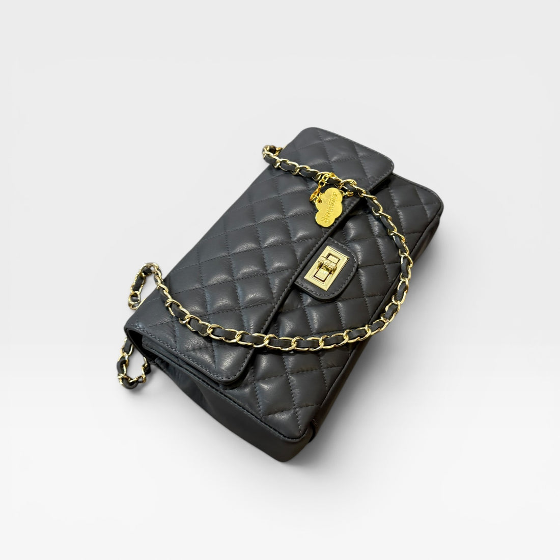 Bolso  clasic gris antracita