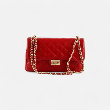 Bolso  clasic rojo